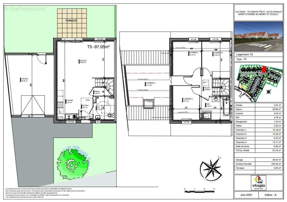 Appartement à SAINT-ETIENNE-AU-MONT