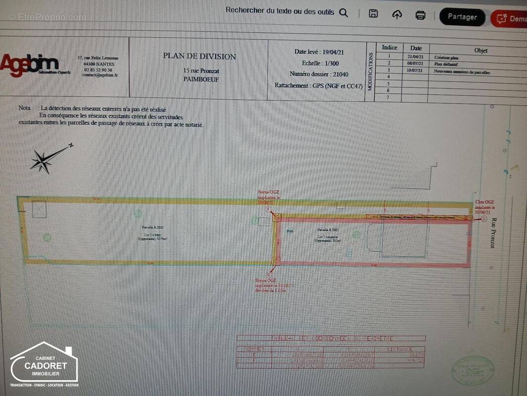   - Terrain à PAIMBOEUF