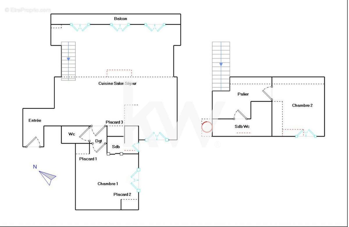 Appartement à MARSEILLE-2E