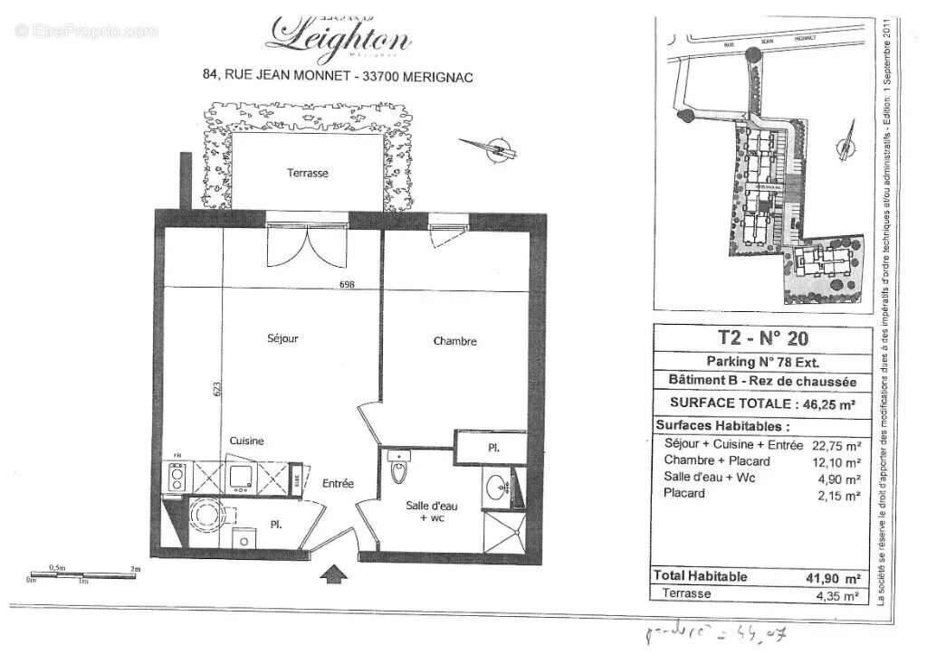 Appartement à MERIGNAC