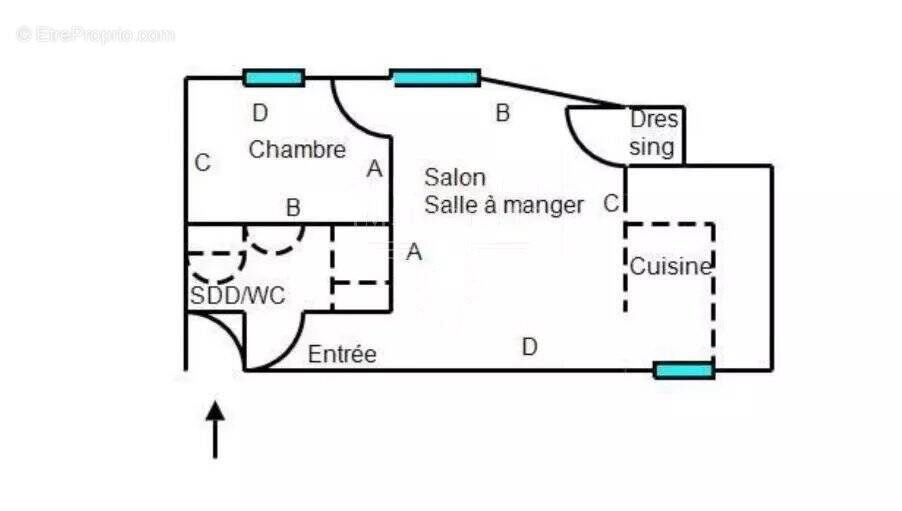 Appartement à PARIS-17E