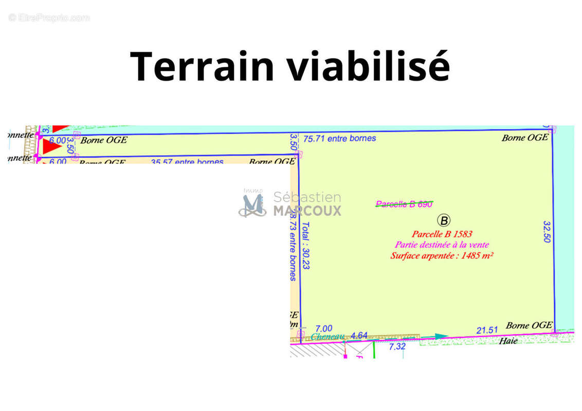 Terrain à MONTBRISON