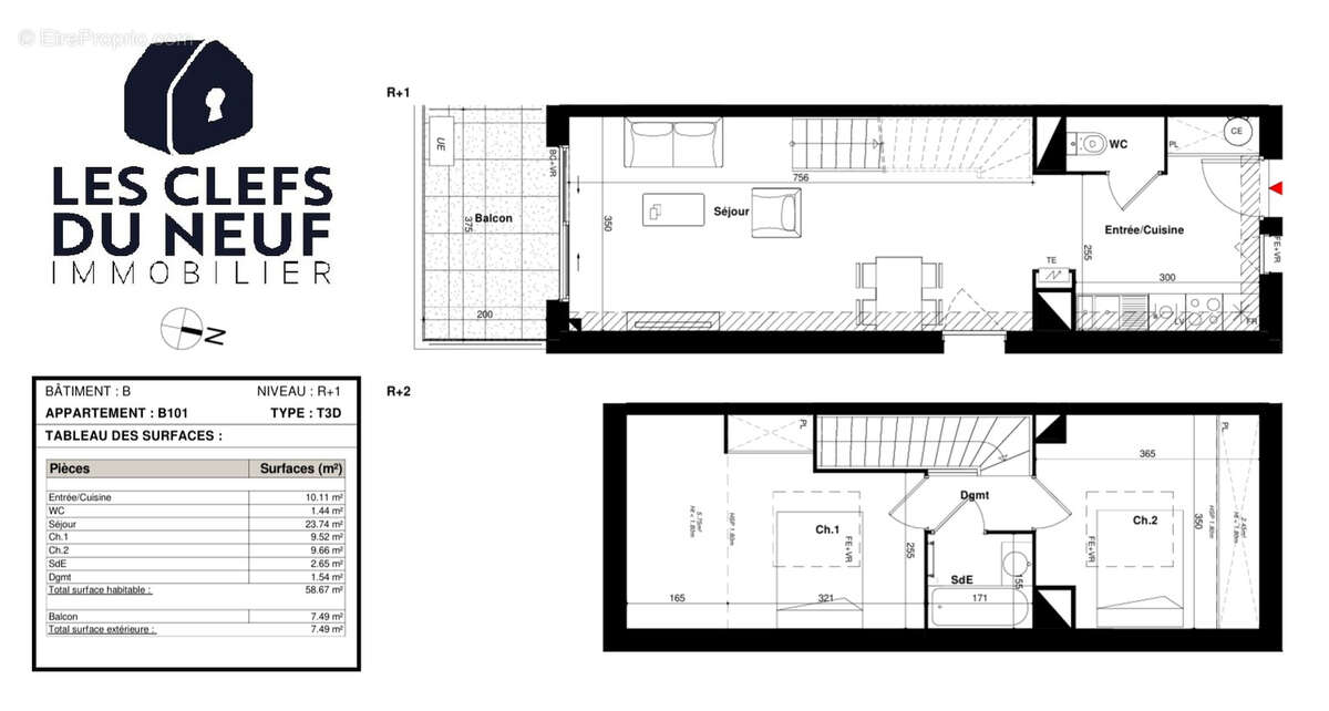 Appartement à TOULOUSE