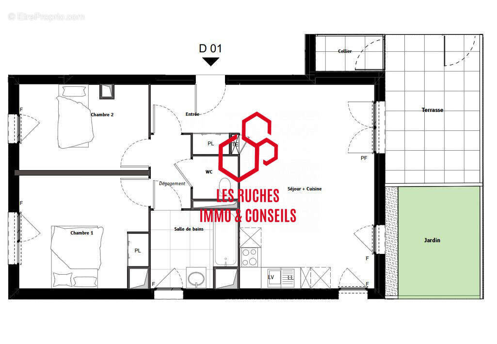Appartement à CARRIERES-SOUS-POISSY