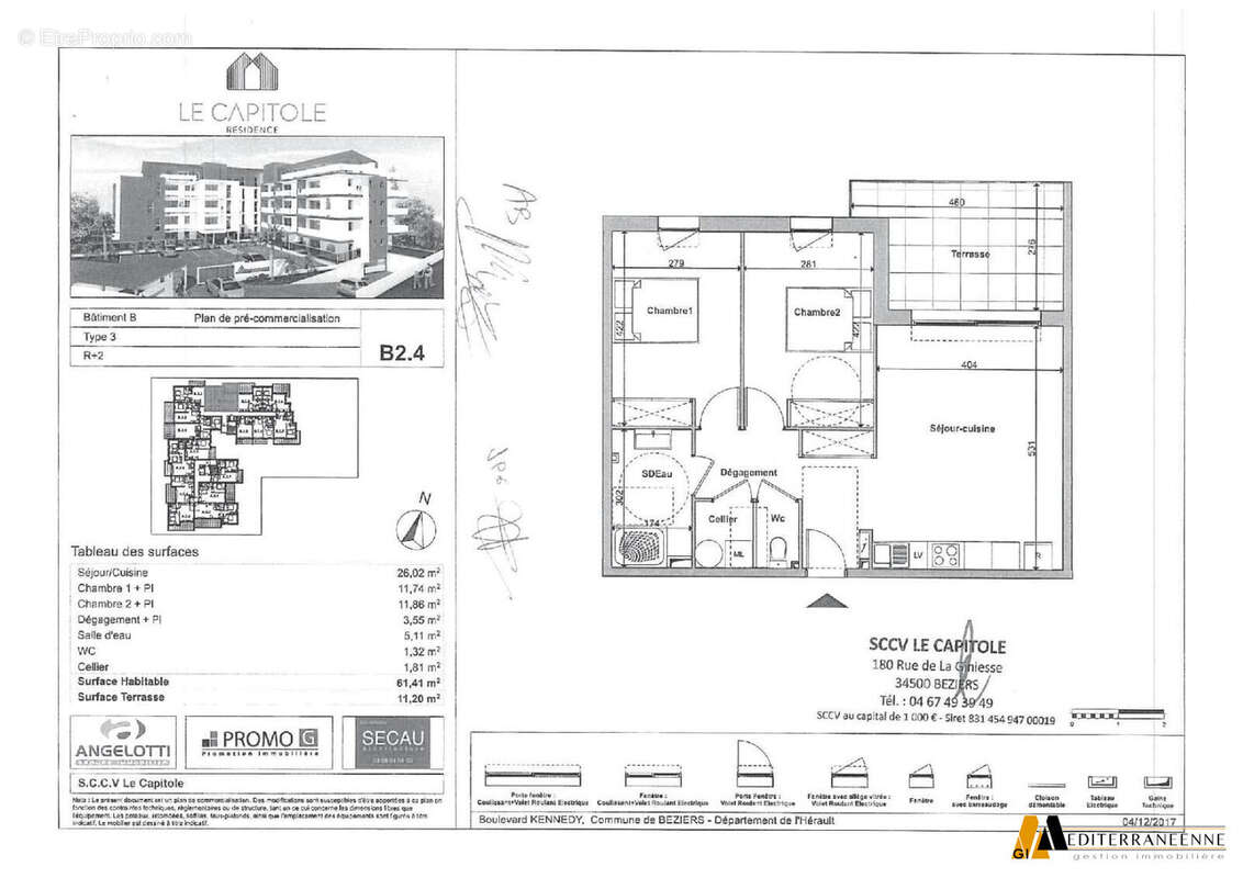 Appartement à BEZIERS