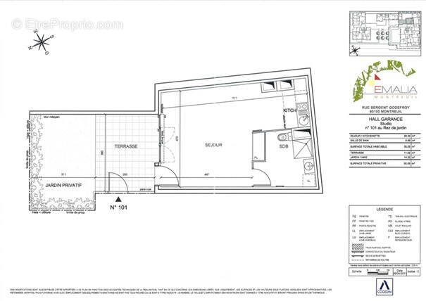 Appartement à MONTREUIL