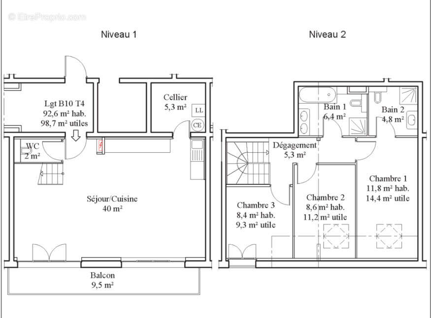 Appartement à SAINT-JEOIRE