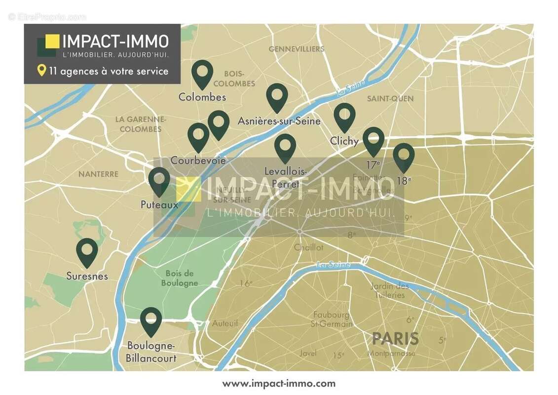 Appartement à LEVALLOIS-PERRET