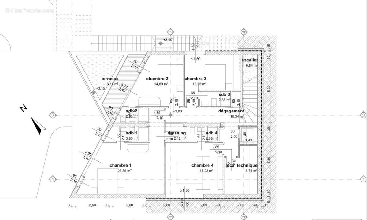 Maison à CHATEAUNEUF-GRASSE