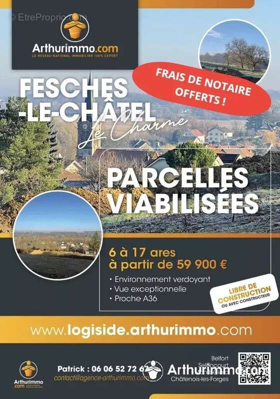 Terrain à FESCHES-LE-CHATEL