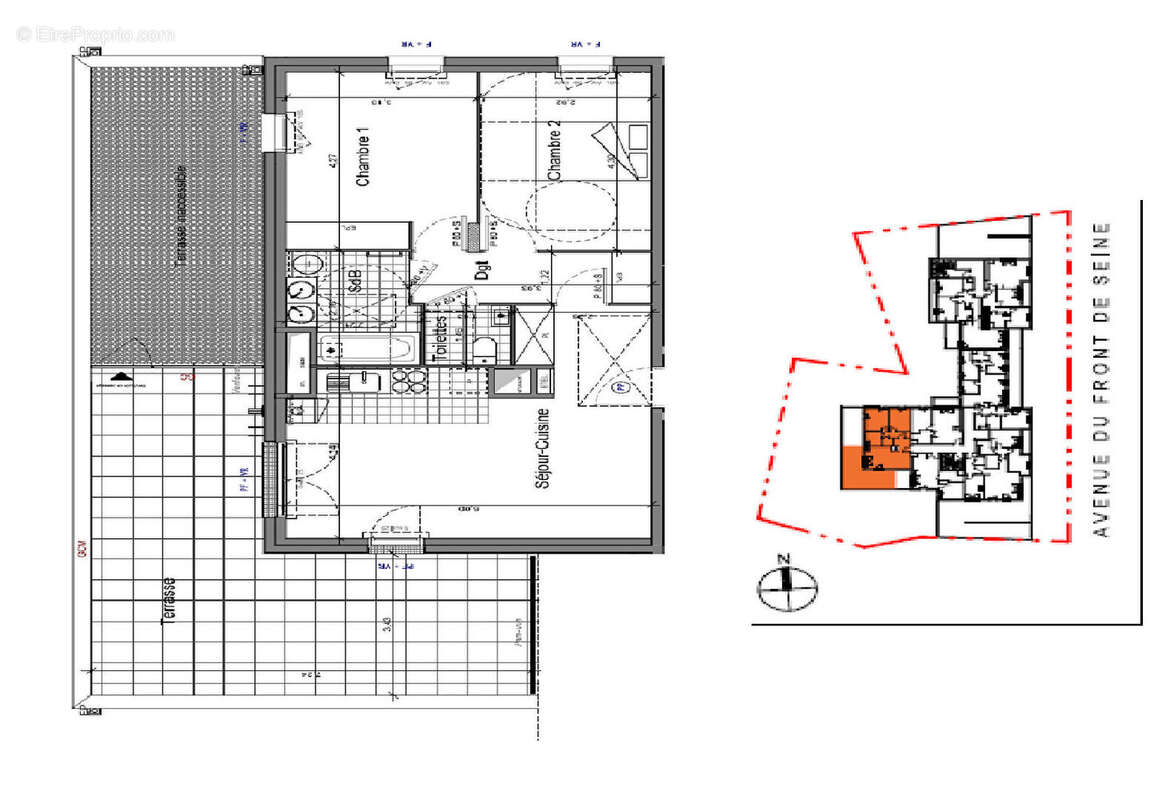 Appartement à VILLENEUVE-LE-ROI