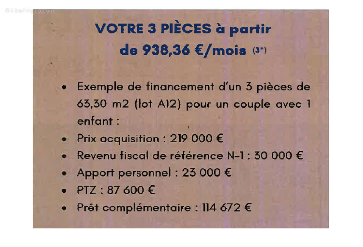 Appartement à VILLENEUVE-LE-ROI