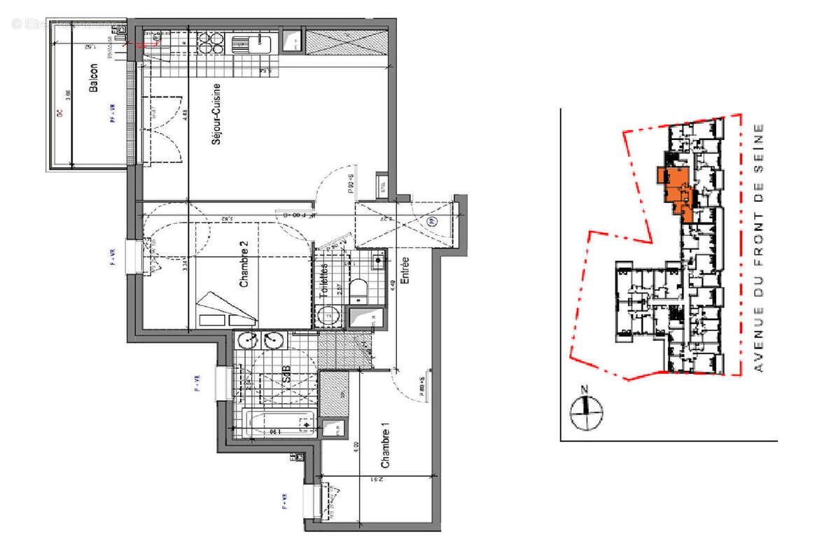 Appartement à VILLENEUVE-LE-ROI