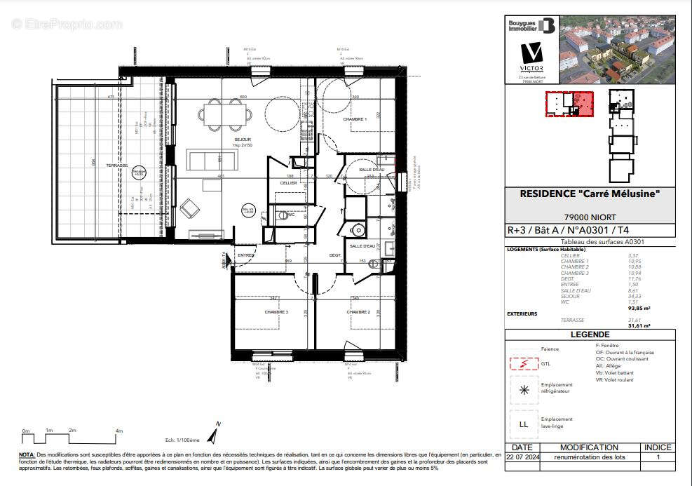 Appartement à NIORT