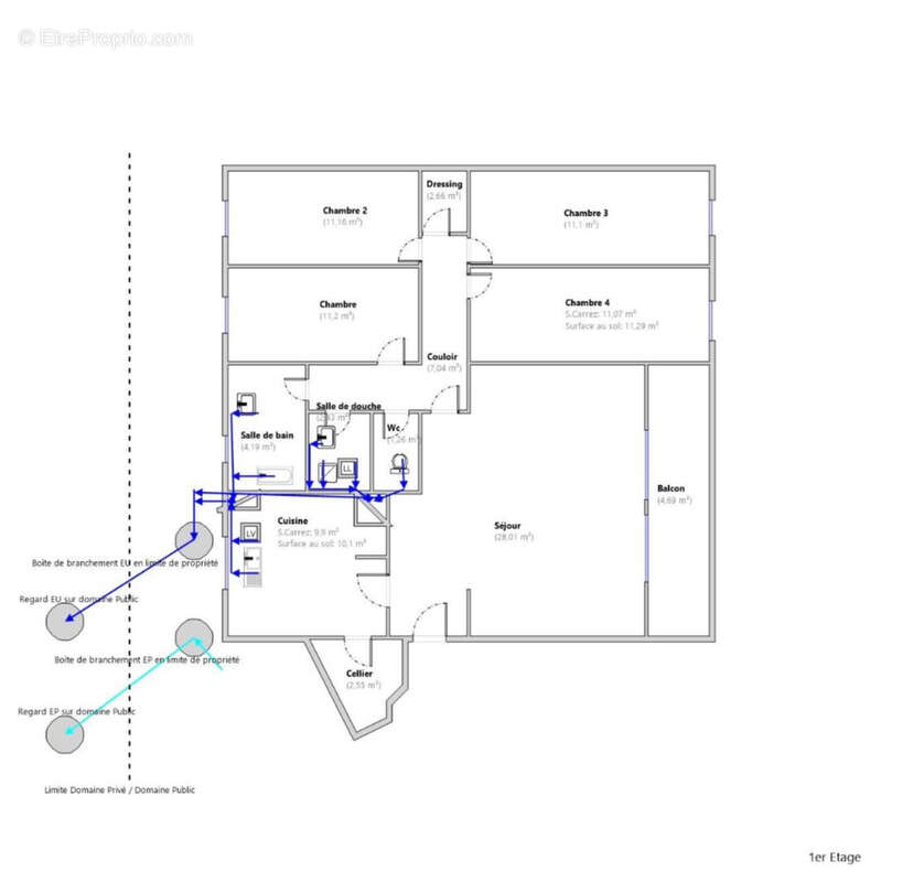 Appartement à MONTIGNY-LE-BRETONNEUX
