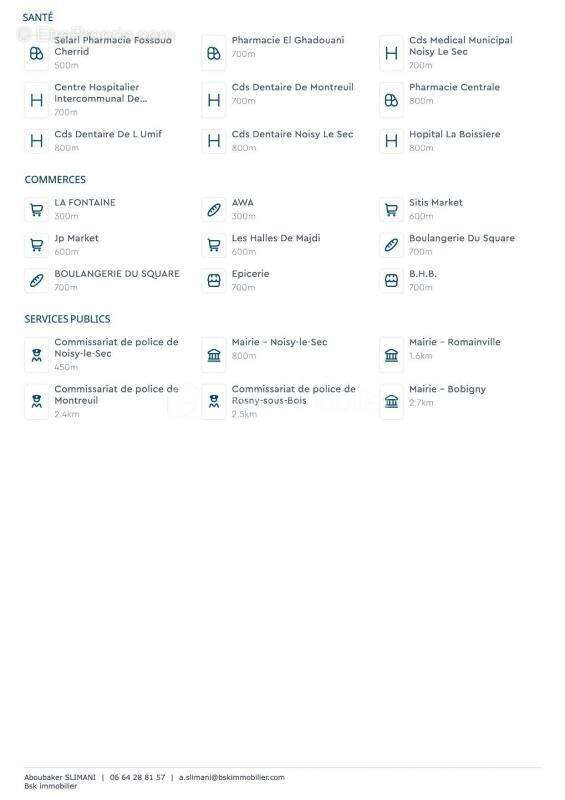 Maison à NOISY-LE-SEC