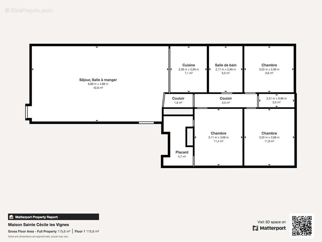 Maison à SAINTE-CECILE-LES-VIGNES