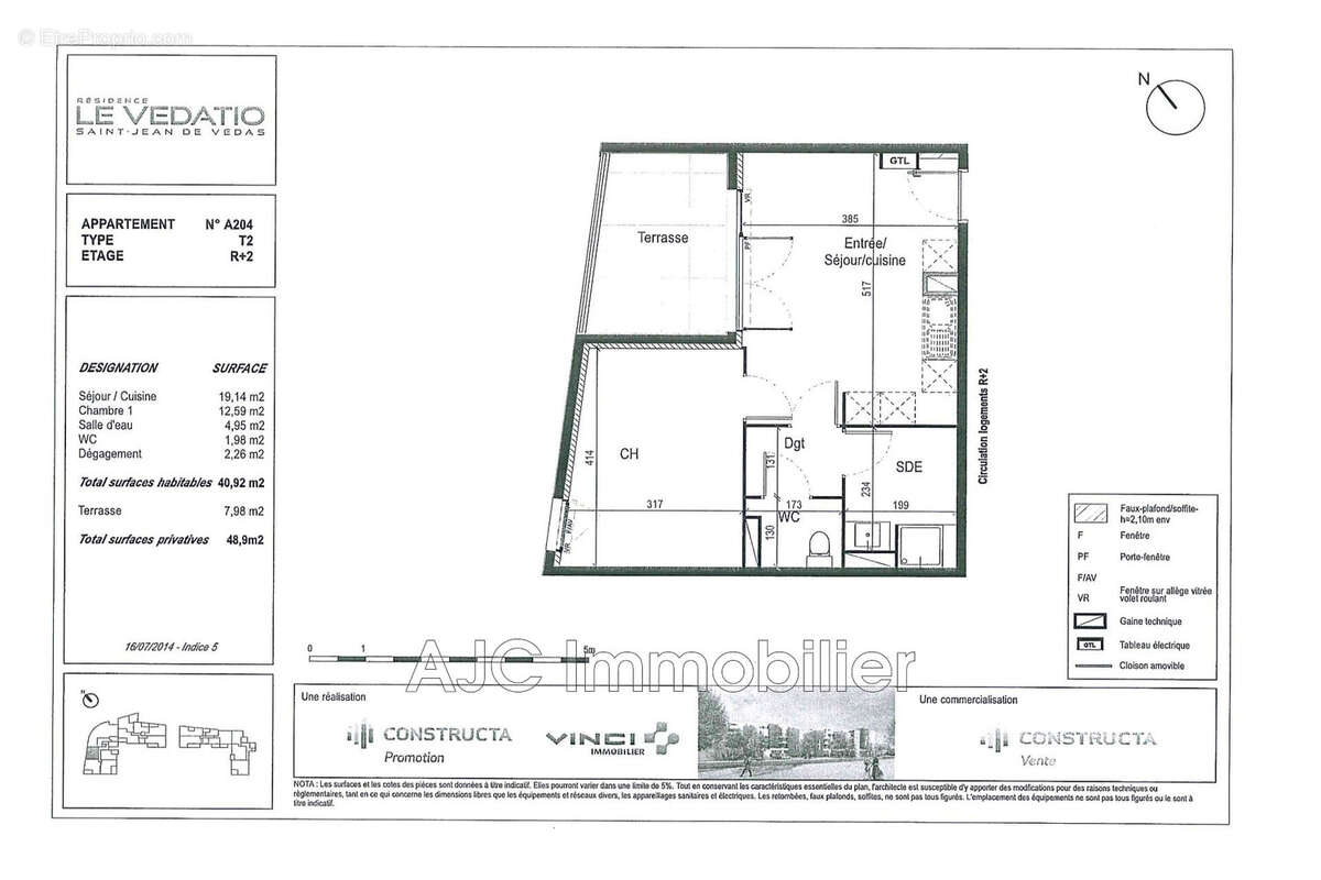 Appartement à SAINT-JEAN-DE-VEDAS