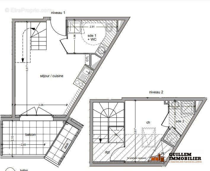 Plan intérieur - Appartement à VITROLLES