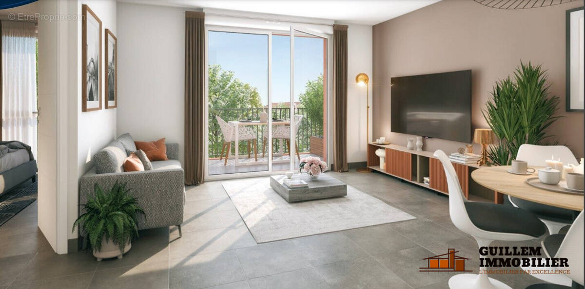 Séjour  - Appartement à GAREOULT