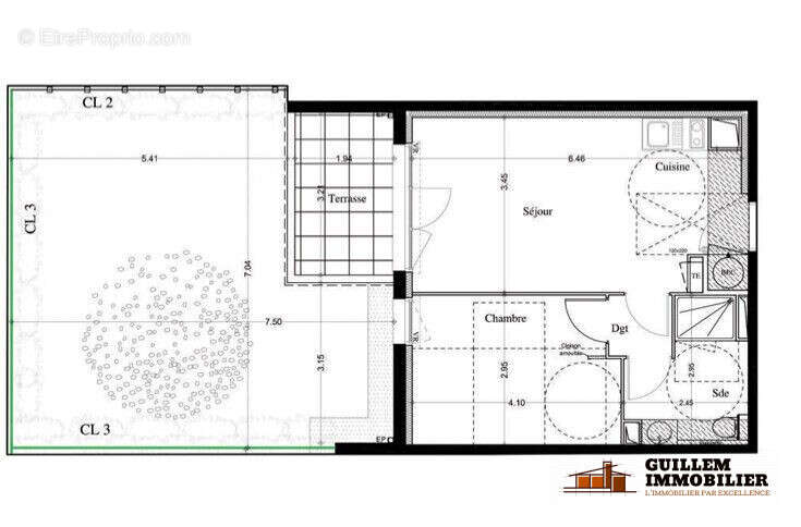 Plan de l'appartement - Appartement à AVIGNON