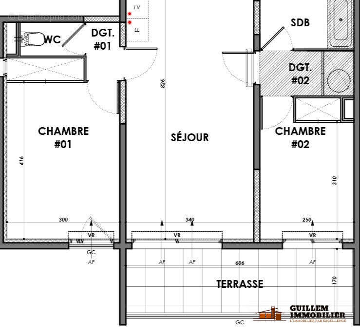 Appartement à MARSEILLE-9E