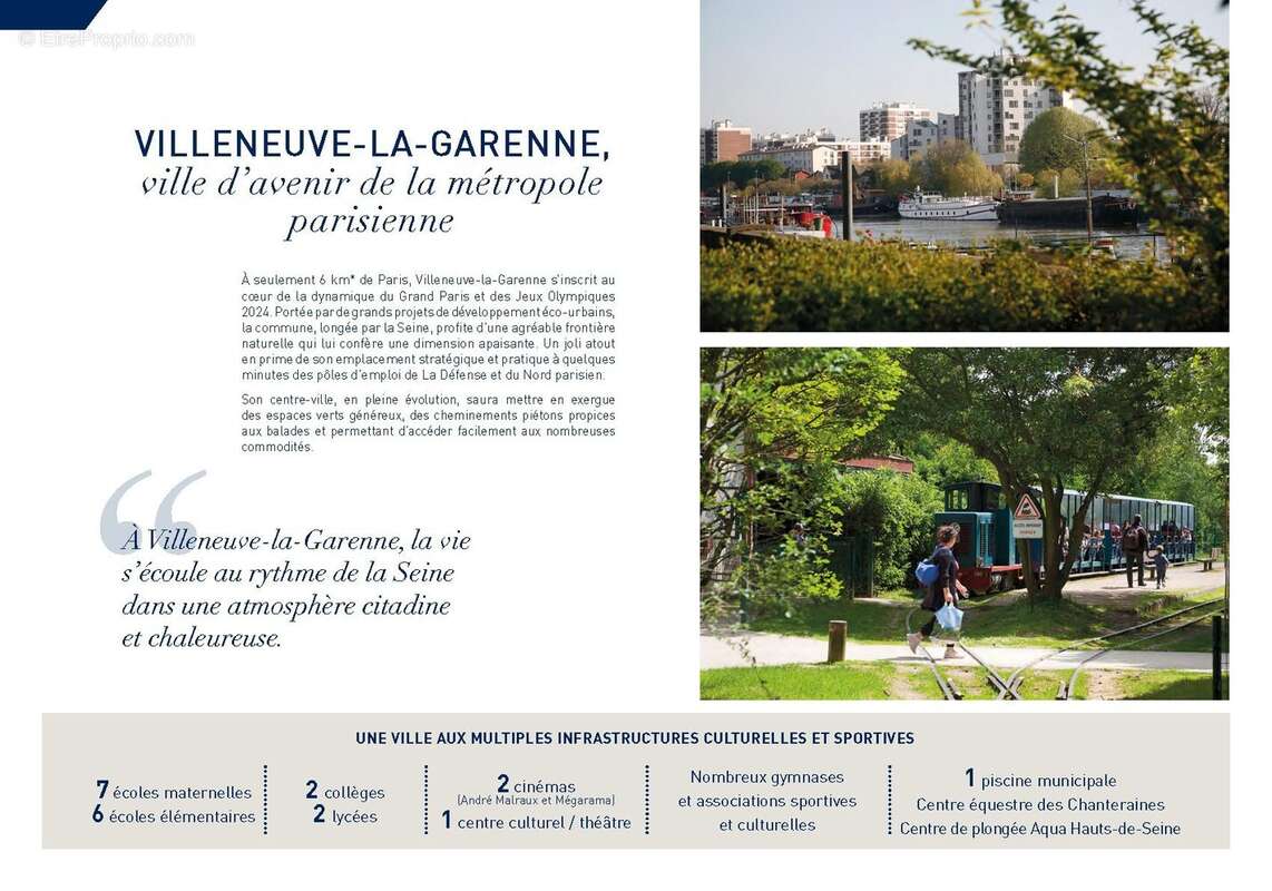 Appartement à VILLENEUVE-LA-GARENNE