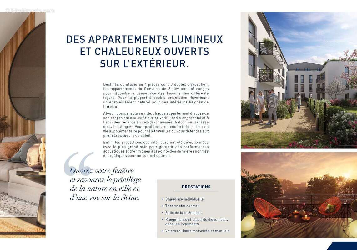 Appartement à VILLENEUVE-LA-GARENNE