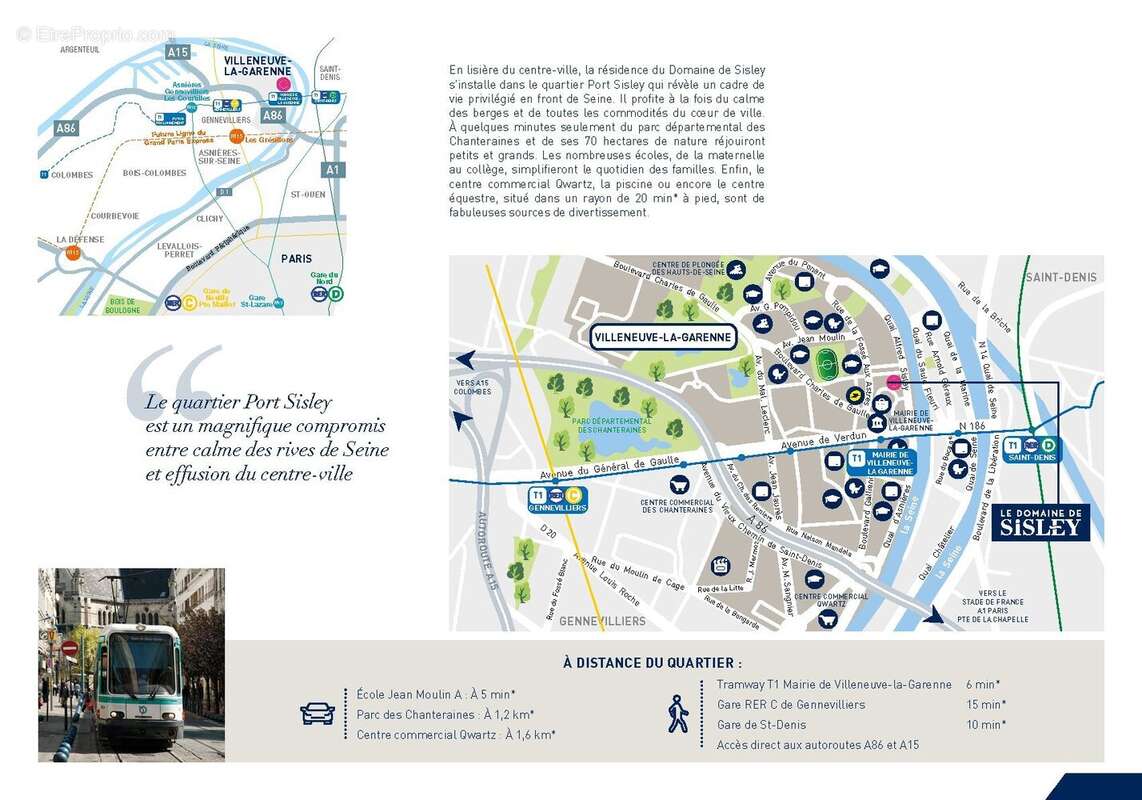 Appartement à VILLENEUVE-LA-GARENNE