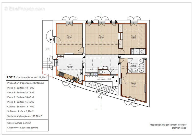 Appartement à POLEYMIEUX-AU-MONT-D&#039;OR