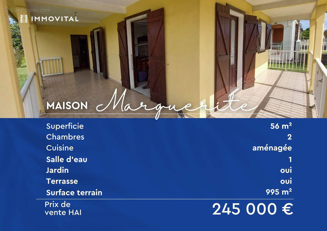 Maison à PORT-LOUIS