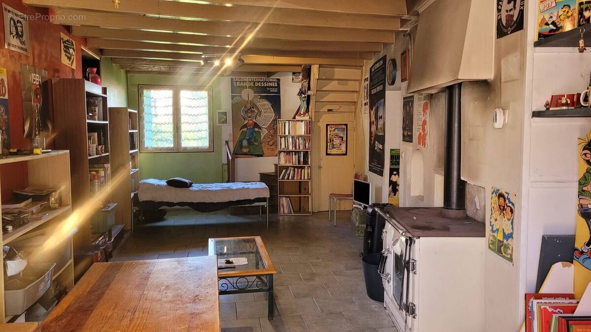 Cuisinière/chauffage pièce de vie - Maison à SAINT-MANDE-SUR-BREDOIRE