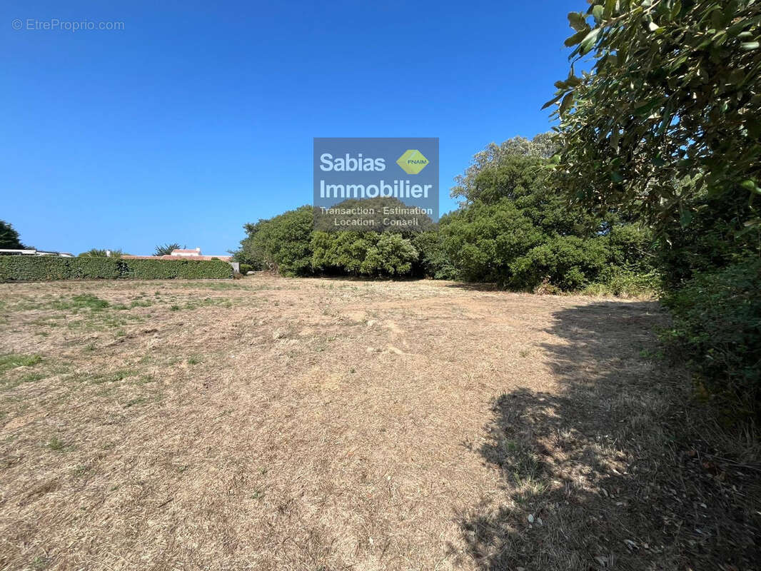 Terrain à L&#039;ILE-D&#039;YEU