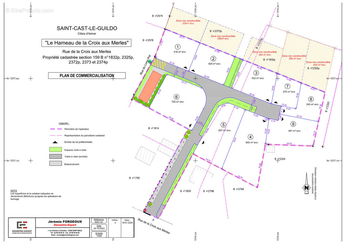 Terrain à SAINT-CAST-LE-GUILDO
