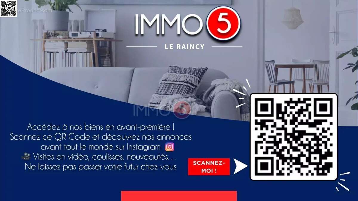 Appartement à LES PAVILLONS-SOUS-BOIS