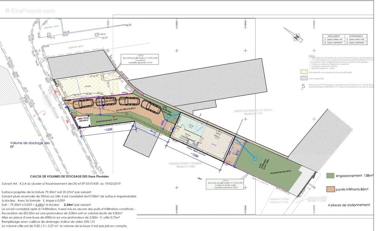 Terrain à FONTENAY-TRESIGNY