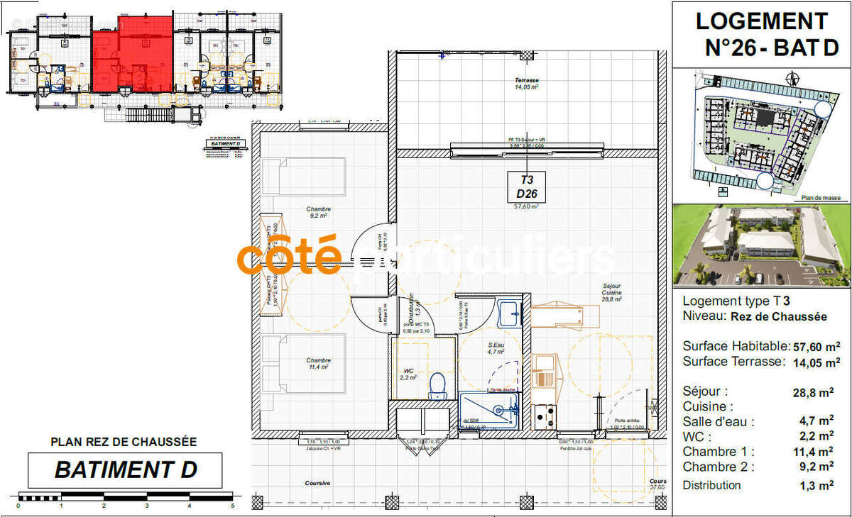 Appartement à SAINTE-ANNE