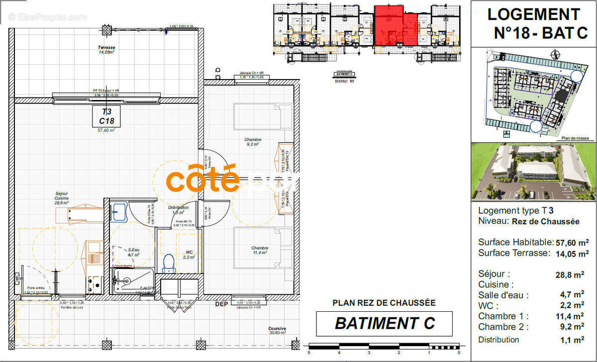 Appartement à SAINTE-ANNE
