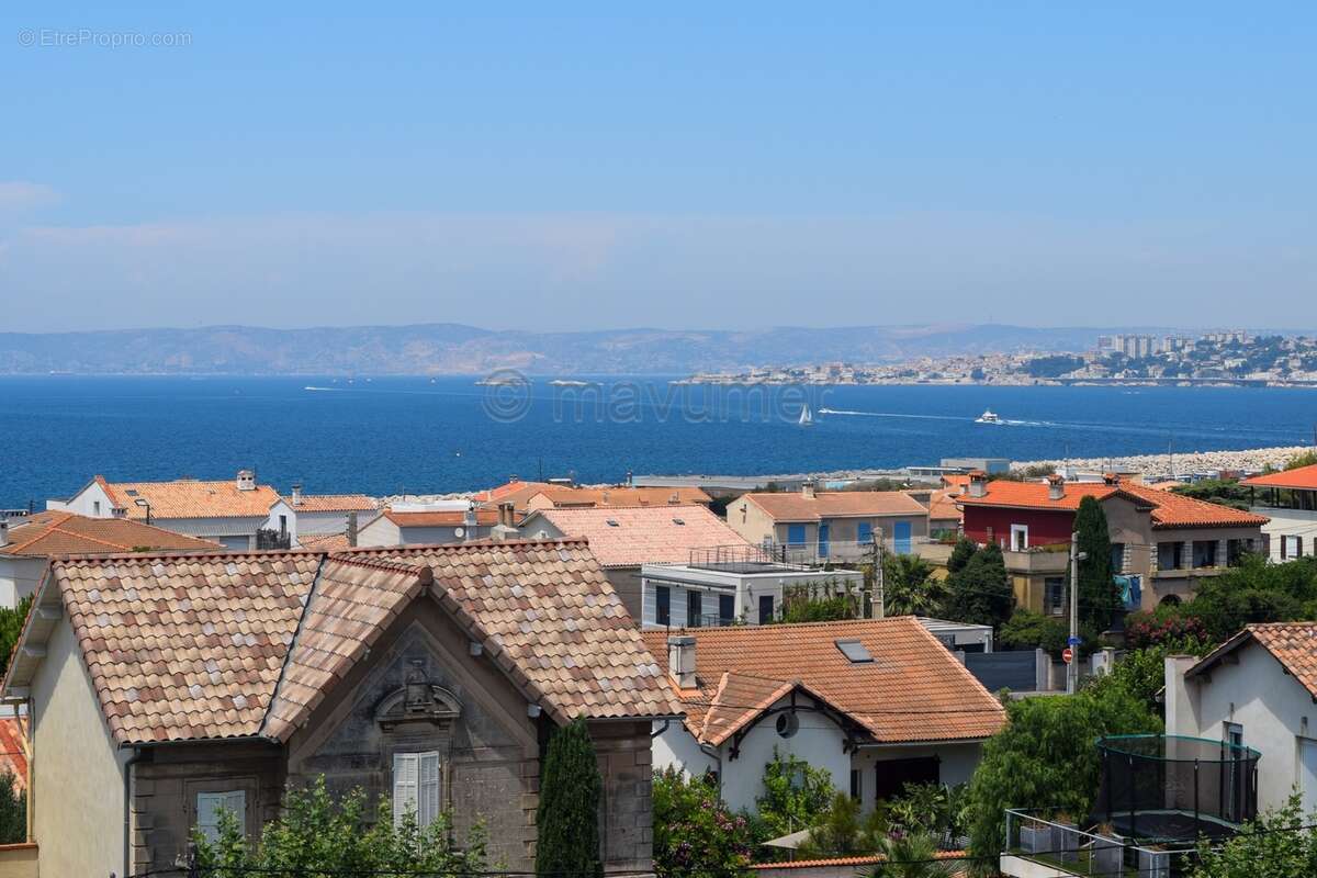 APPARTEMENT T3/4 DERNIER ÉTAGE VUE MER+GARAGE MONTREDON 8EME n°17 - Appartement à MARSEILLE-8E