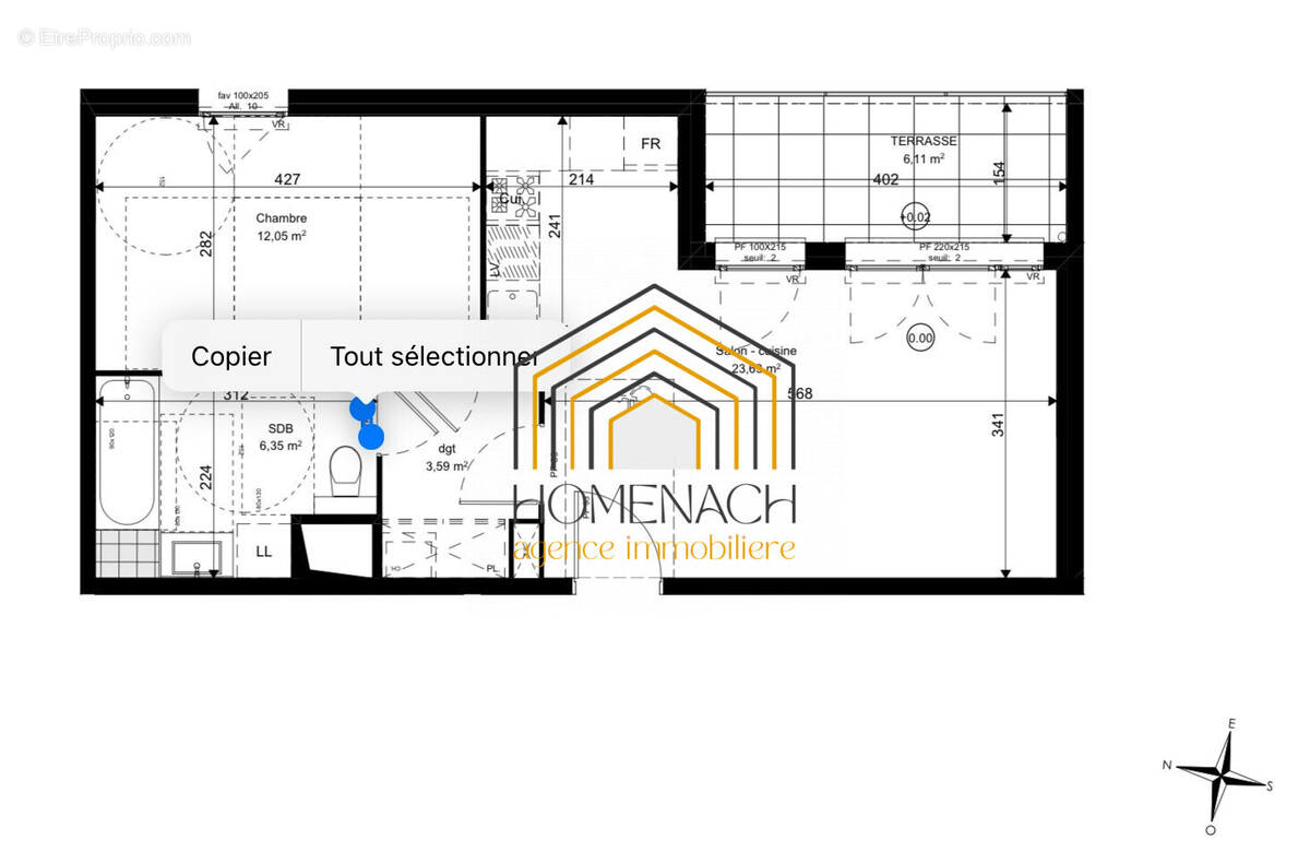 Appartement à LENTILLY