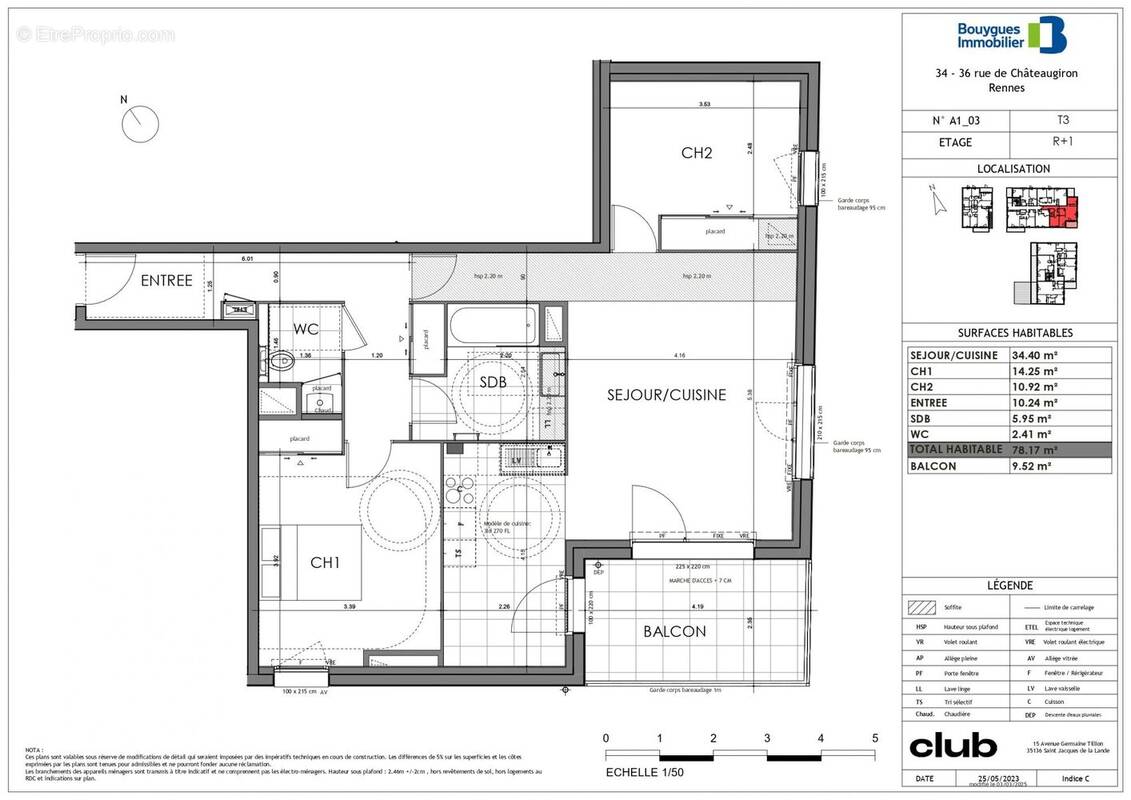 Appartement à RENNES