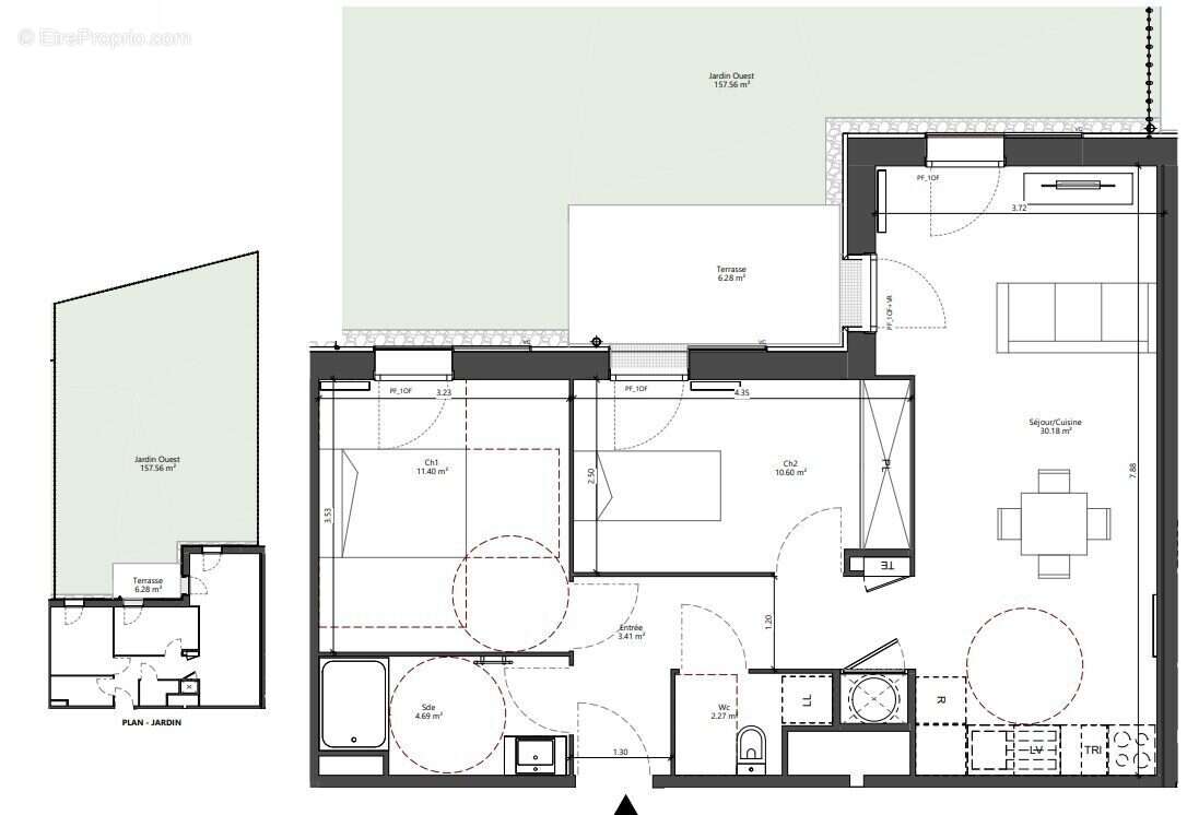 Appartement à LE TAILLAN-MEDOC
