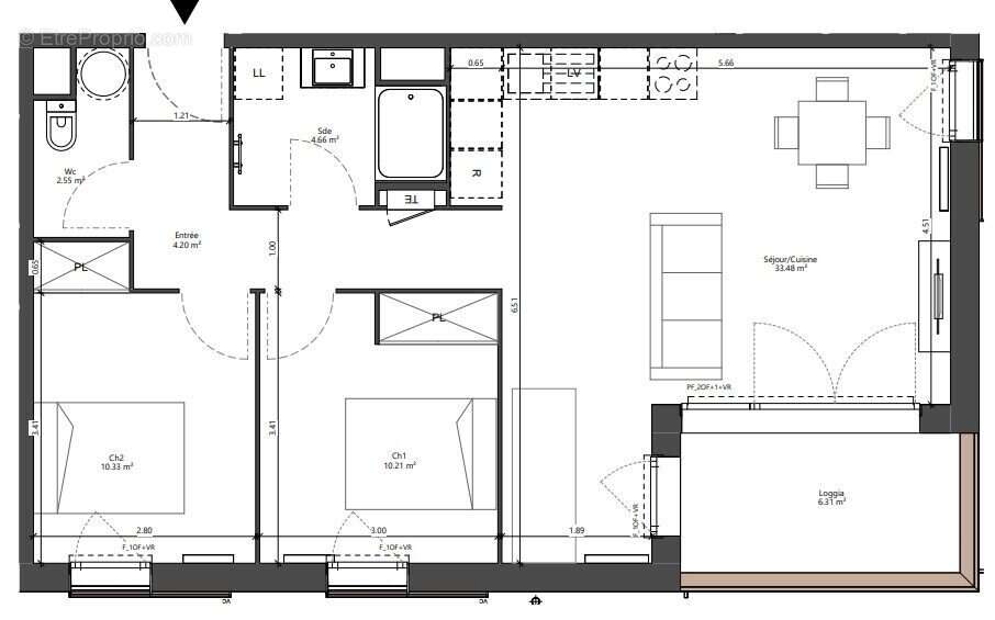 Appartement à LE TAILLAN-MEDOC