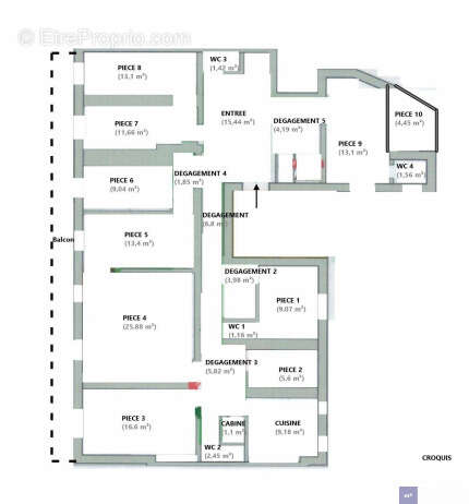 Appartement à PARIS-3E