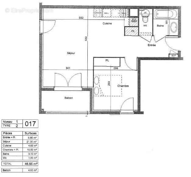Appartement à SAINTE-FOY-LES-LYON