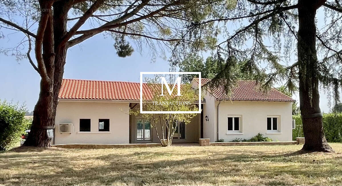 Façade Sud - Maison à SAINTE-FOY-D&#039;AIGREFEUILLE