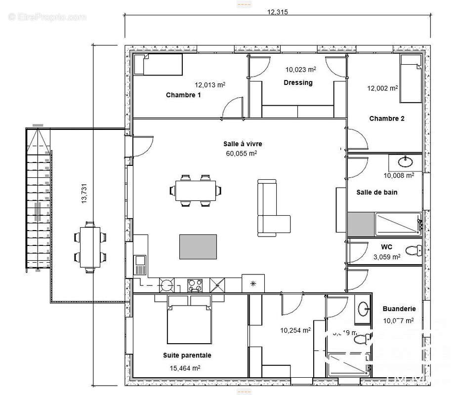 Terrain à RIVESALTES