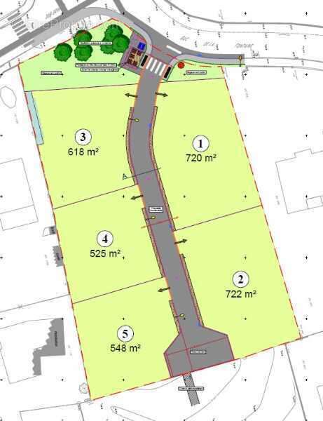 Terrain à DESANDANS