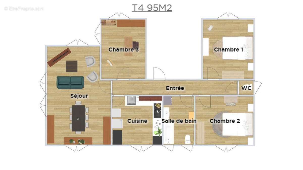 Appartement à VILLENOY