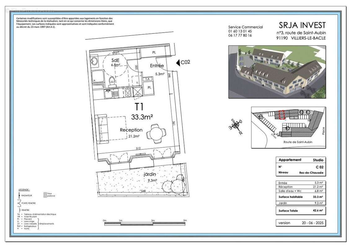 Appartement à VILLIERS-LE-BACLE